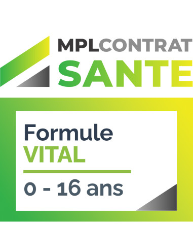 CONTRAT SANTE - Formule VITAL : 0 à 16 ans