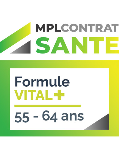 CONTRAT SANTE - Formule VITAL.PLUS : 55 à 64 ans