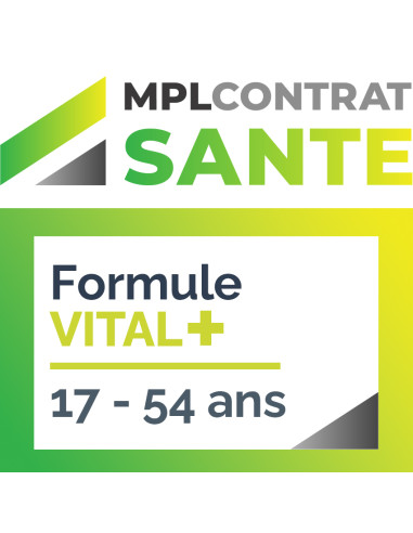 CONTRAT SANTE - Formule VITAL.PLUS : 17 à 54 ans