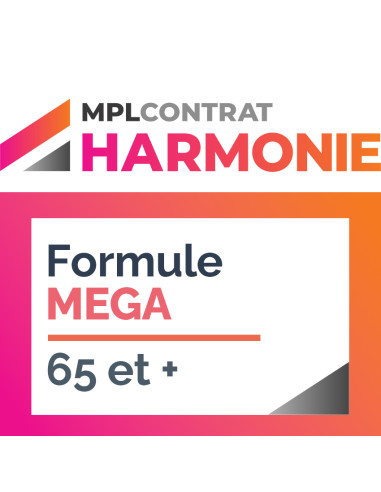 CONTRAT HARMONIE - Formule MEGA : 65 ans et plus