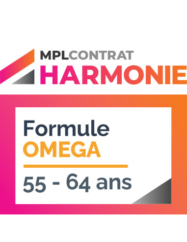 CONTRAT HARMONIE - Formule OMEGA : 55 à 64 ans