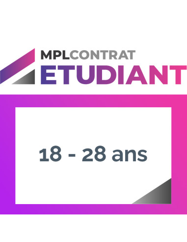 CONTRAT ETUDIANT - 18 à 28 ans